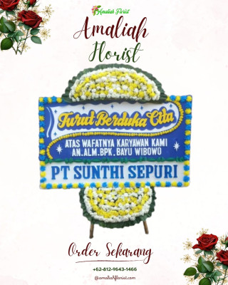 Papan Bunga Duka di Tobelo Timur