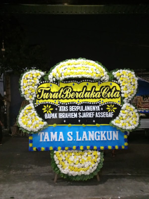 Papan Bunga Duka di Tobelo Timur