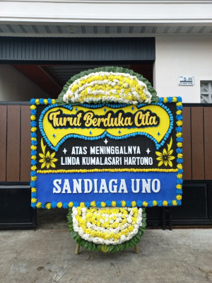 Papan Bunga Duka di Tobelo Timur